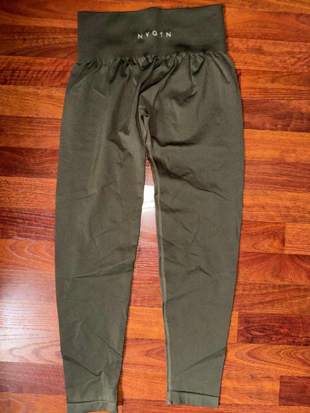 NVGTN Olive Green High-Waist Performance Leggings